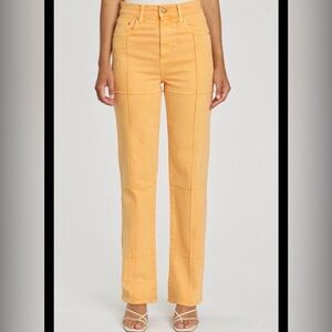 pistola Straight Leg Jeans in Peach orange/nectar